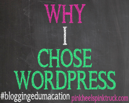 Wondering if you should make the Switch to WordPress? Read why I decided to make the switch. #bloggingedumacation