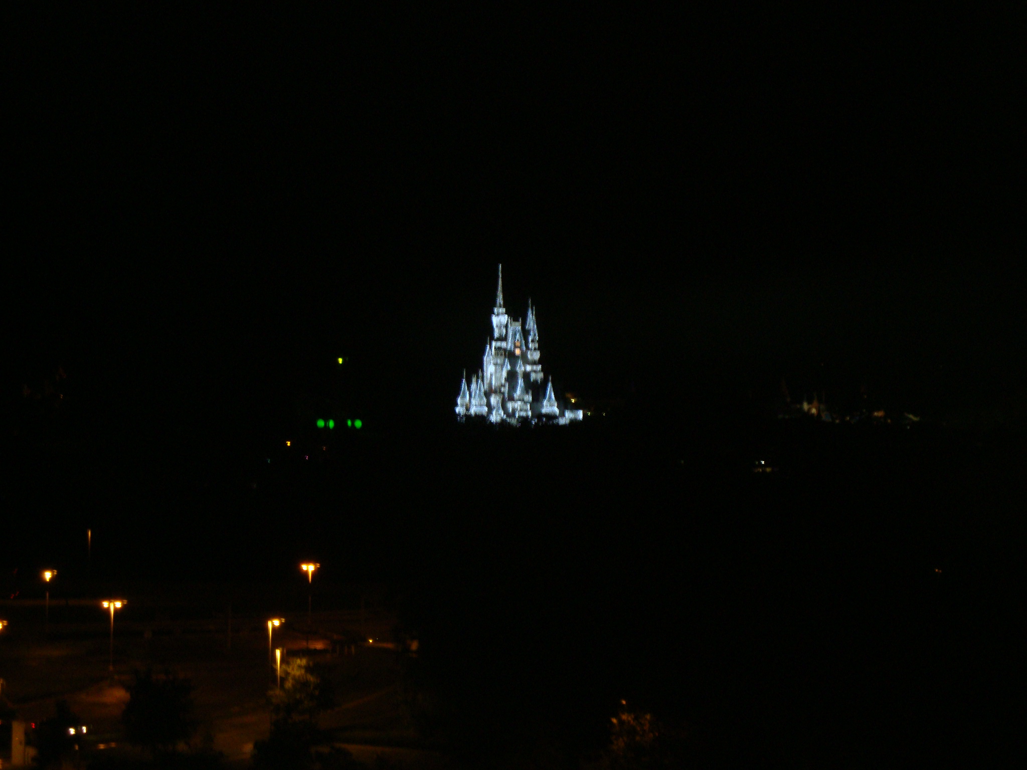Cinderella's Castle at Night Time - Disney World