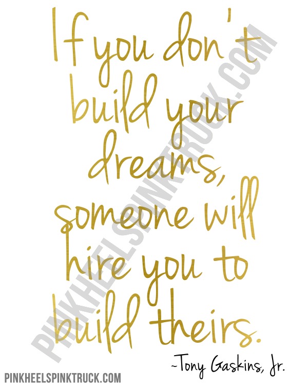 Build Your Dreams Print Watermark