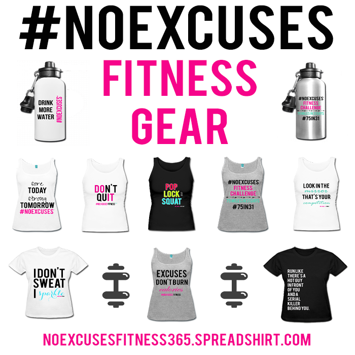 No excuses fitness gear square IG