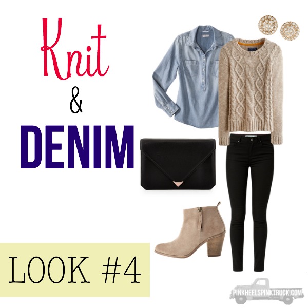 FALL FASHION: Knit & Denim Look #4