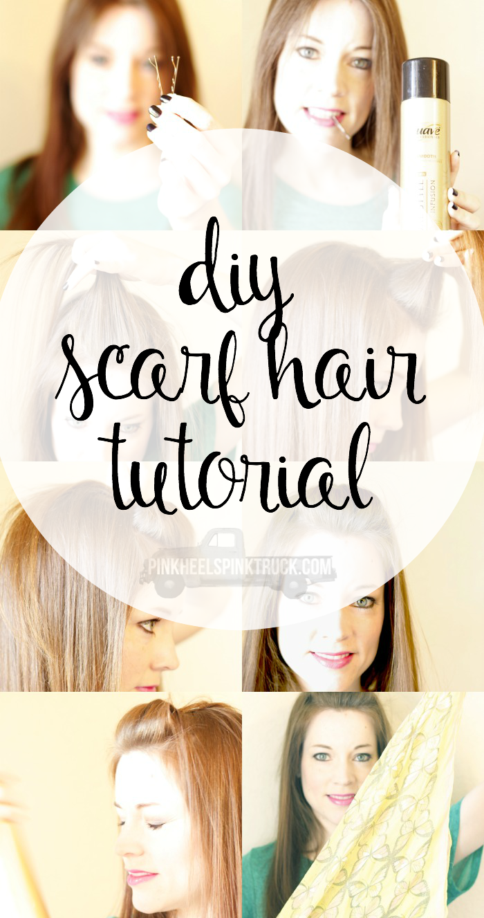 Wanting a fun hair look? Try out this super simple DIY Scarf Hair Tutorial!