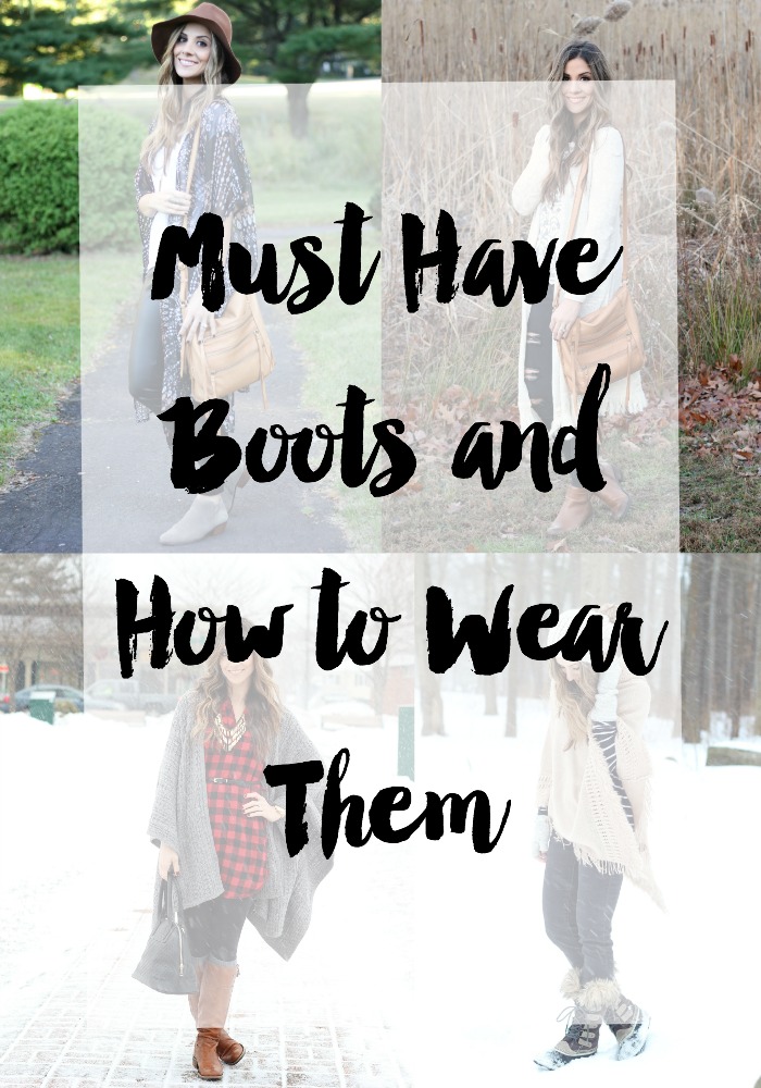 These Must Have Boots need to be in every girls closet! Which pair are you missing? Come find out how to style them too!