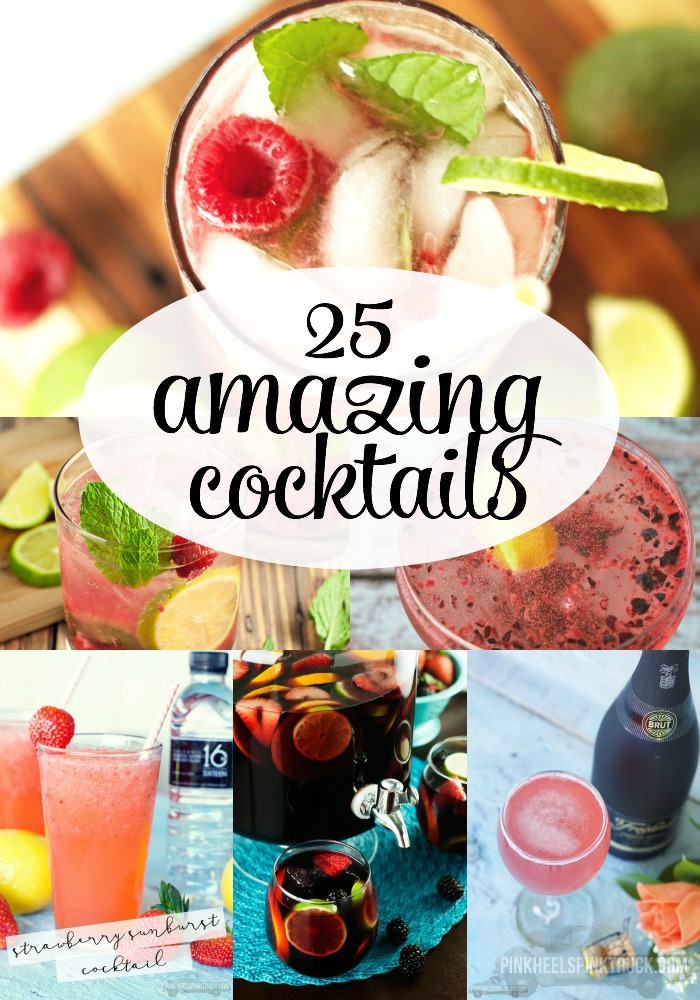 Hosting a get-together? How about a super yummy cocktail?? Check out these 25 Amazing Cocktail Recipes!