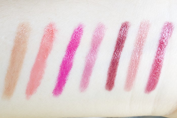 butter London Bloody Brilliant Lip Crayon Swatches